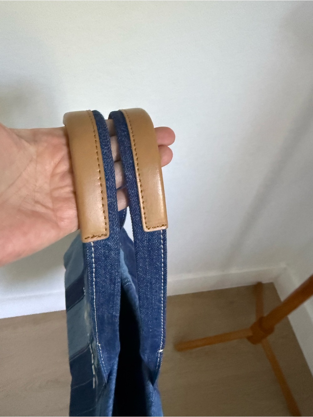 Marc Jacobs Patchwork Denim Tote Bag in Blue - Picture 4 of 10